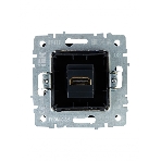 Розетка HDMI IEK BRITE РHDMI-0-БрЧ черный, фото2