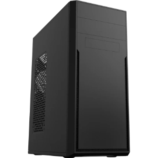 Компьютерный корпус c блоком питания 450 Ватт/Case Foxline FL-302-FZ450-U32 ATX case, black, w/PSU 450W 8см, w/2xUSB 2.0+2xUSB 3.0, w/pwr cord, w/o FAN