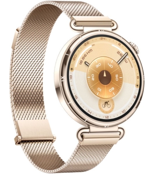 Умные часы HUAWEI Watch GT 6 KSU-B19, 1.32' AMOLED, 4G, Wi‑Fi, Bluetooth, NFC, 5 ATM/IP69, золотой