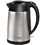 Чайник электрический Bosch TWK3P420 1.7 л, 2400 Вт, черный (корпус: нержавеющая сталь), фото 1