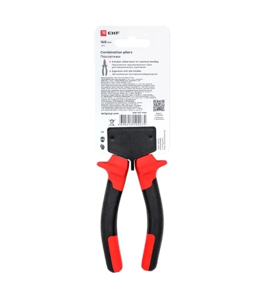 Пассатижи EKF Master 160 мм Basic