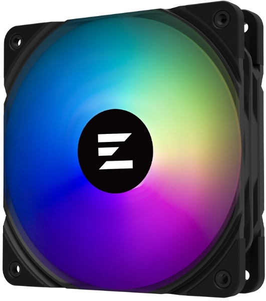 Вентилятор для корпуса Zalman ZM-AF120 ARGb черный, 120 мм, 2000 об/мин, 29.7 дБ, 4 pin