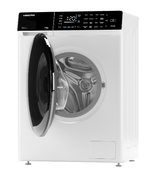 Стиральная машина HIBERG i-DDQ9-712 W белый, загр. фронтальная макс.: 7 кг 1200 об/мин класс: А+++