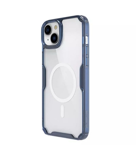 Чехол Nature TPU Pro Magnetic Case, синий, (AP IP15 Plus)