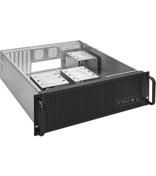 Серверный корпус ExeGate Pro 3U450-09 (RM 19', высота 3U, глубина 450, БП 500PAS, USB+USB 3.0)