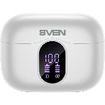 Наушники TWS SVEN E-310B белый, внутриканальные, Bluetooth, сенсорное управление, до 4 ч, фото4