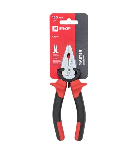 Пассатижи EKF Master 160 мм Basic