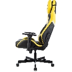 Кресло игровое Knight Thunder 5X черный/желтый эко.кожа крестов. металл, фото5