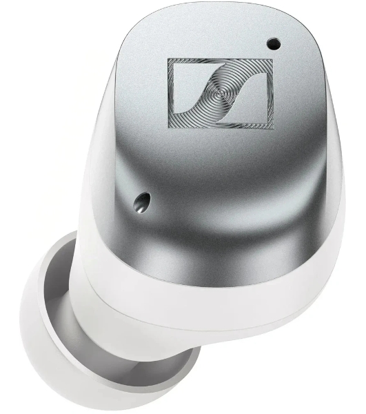 Наушники TWS Sennheiser Momentum True Wireless 4 серебристый/белый, внутриканальные, Bluetooth, активное шумоподавление, до 7.5 ч