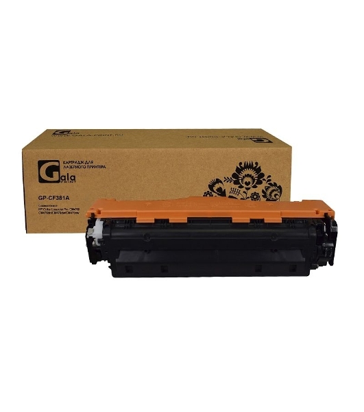 Картридж лазерный GalaPrint GP-CF381A голубой (2700 стр) для HP Color LaserJet Pro M476