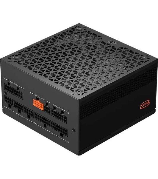 Блок питания PCCOOLER, 850W 80+ Gold (ATX, 3.1, PCIe 5.1 600W, Full modular, 1x24(20+4)pin 550мм, 2xCPU 8(4+4)pin 650мм, 3xPCIe 8(6+2)pin 500мм, 1x12V(2x6) 12+4pin 650мм, 3xSATA*3+MOLEX4pin*1 450+120+120+120мм, Active, 135x135mm, 150x150x86mm, APFC, OVP, UVP, OCP, SCP, OTP, OPP, SPD)