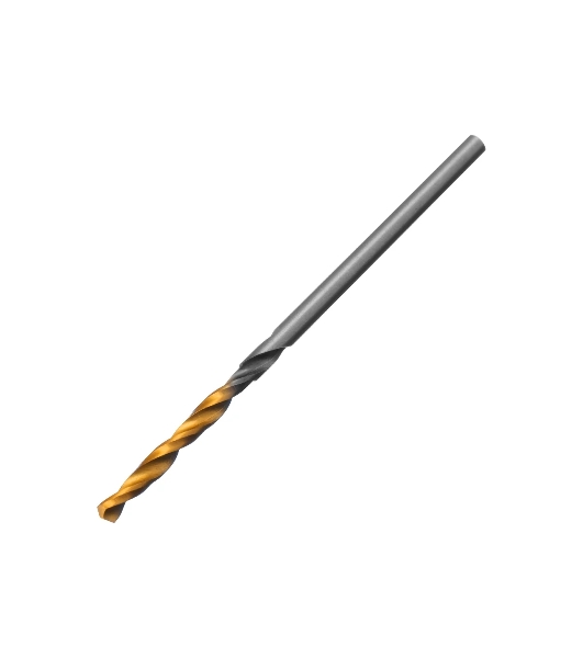 Сверло спиральное по металлу Denzel 2 x 49мм, Р6М5, Golden Tip, 2 шт.
