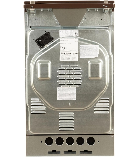 Плита электрическая Hansa FCEB53000 коричневый, конфорок 4 шт, духовка 69 л, 50 см x 85 см x 60 см