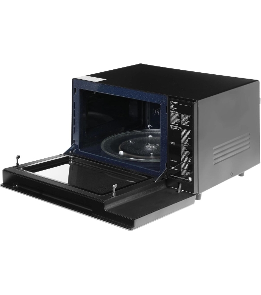 Микроволновая печь Samsung MC32DB7746KC/BW антрацит, 32 л, 1400 Вт, переключатели - сенсор, поворотный механизм