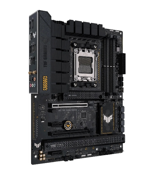 Материнская плата ASUS TUF GAMING B650-PLUS WIFI, AM5, AMD B650, 4xDDR5, 4xSATA, 3xM.2, 1xPCI-E 4.0 x16, 1xPCI-E 4.0 x4, 2xPCI-E x1, 1xHDMI, 1xDP, 1x 2.5Gb LAN, 2xUSB-A 3.2 Gen 2, 4xUSB-A 2.0, 1xUSB-C 3.2 Gen 2, 5x3.5 мм, 7.1, ATX