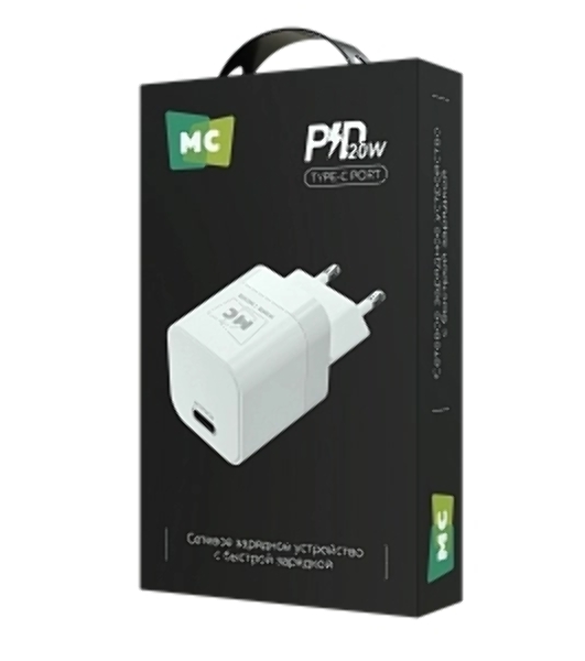 Сетевое зарядное устройство MORE CHOICE (4620202555816) NC86 1Type-C 3.0A PD 20W, белый