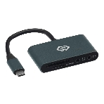 Кард-ридер Digma CR-СA2512-G/темно-серый/SD/TF/micro-SD/USB Type-C/алюминий, фото8