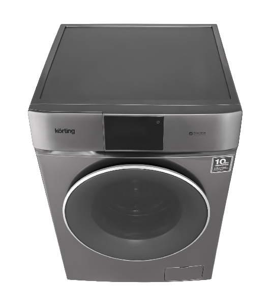 Стиральная машина Korting KWM 60DV1297 Gr серый, загрузка фронтальная 10 кг, 1200 об/мин, класс A+++
