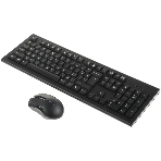 Комплект клавиатура+мышь A4Tech 3000NS беспроводной, USB, 1200 DPI, чёрный, фото 1