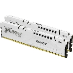 Оперативная память Kingston Fury Beast, DDR5, 32Gb (2x16GB), 6000MHz, CL36, DIMM, с радиаторами, белый, фото 1