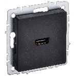 Розетка HDMI IEK BRITE РHDMI-0-БрЧ черный, фото 1
