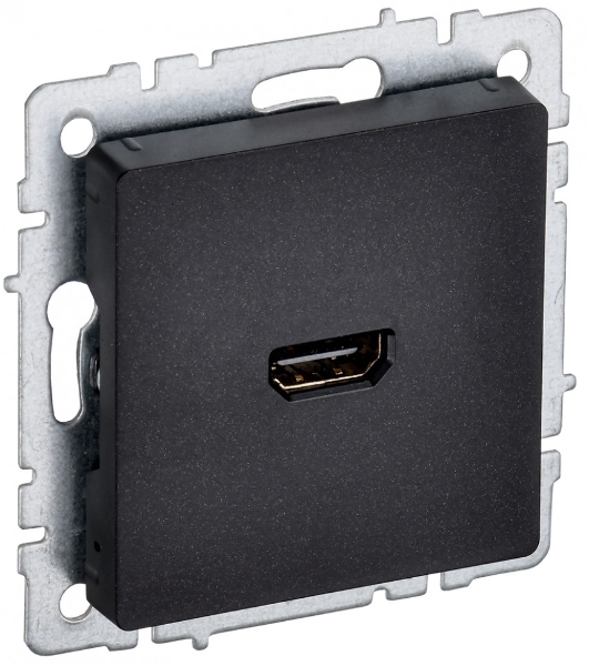 Розетка HDMI IEK BRITE РHDMI-0-БрЧ черный