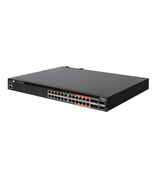 Коммутатор Edge-core 4610-30P-O-AC-Fv1, 24×1 Гбит/с PoE+ (8×Ultra-PoE) + 4×10 Гбит/с SFP+ + 2×20 Гбит/с QSFP+, управляемый