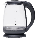 Чайник электрический Galaxy Line GL 0559, черный, стекло, 2200 Вт, 2 л, фото6