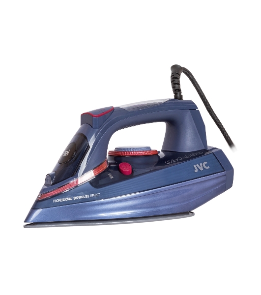 Утюг JVC JRI01 синий, 2400 Вт, 20 г/мин, 120 г/мин, 300 мл