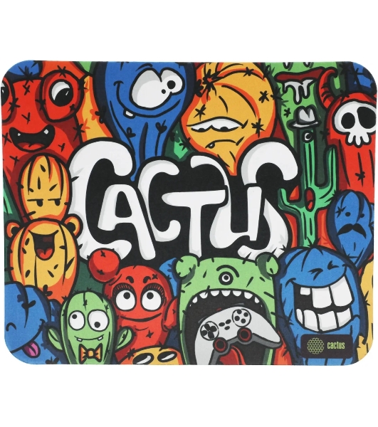 Коврик для мыши Cactus CS-MP-D03M Colorful Cacti 300x250x3мм