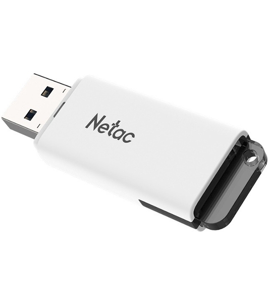 Флешка USB Netac U185 белый USB 3.0 Flash 32Gb, NT03U185N-032G-32WH, LED индикатор