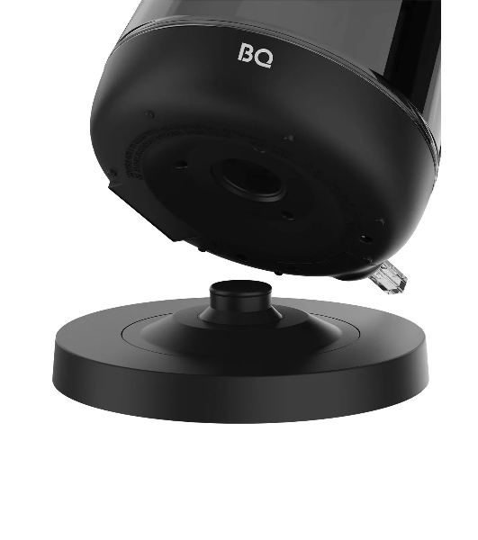 Электрочайник BQ KT1000G черный, 1.7 л, 2200 Вт, скрытый нагревательный элемент