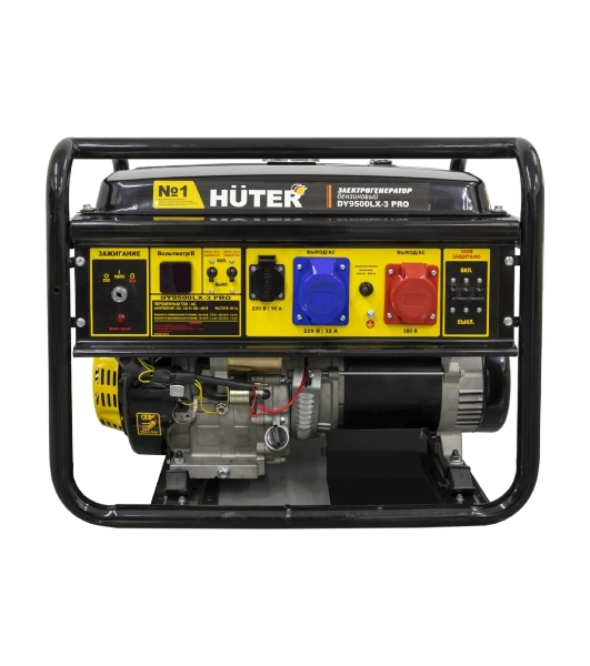 Электрогенератор бензиновый Huter DY9500LX-3 PRO, 8 кВт, 96 дБ, 79.4 кг