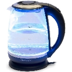 Чайник электрический Galaxy Line GL 0559, черный, стекло, 2200 Вт, 2 л, фото 1