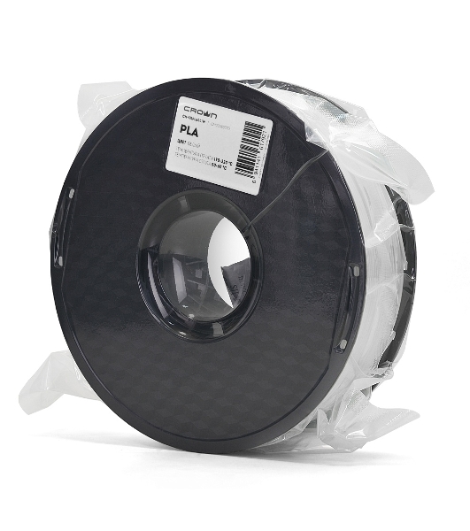 Филамент Crown Micro CM-FILPLA001W PLA 1.75 1кг белый