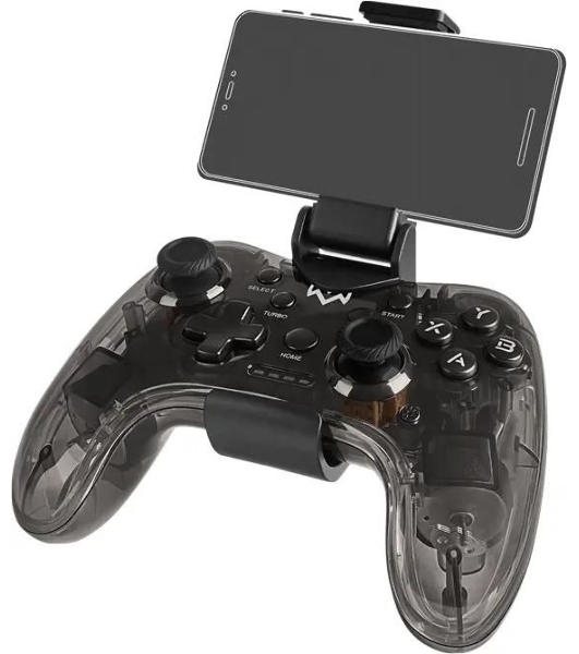 Геймпад SVEN GC-5050 черный Bluetooth Беспроводной виброотдача обратная связь (в компл.:держатель для смартфона/кабель USB) (SV-016029)