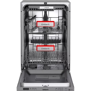 Посудомоечная машина Timberk Set&Dry T-DW45BI103 серебристый (узкая)