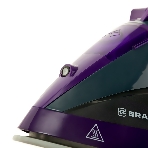 Утюг BRAYER BR4001 фиолетовый/серый, 2600 Вт, 25 г/мин, 140 г/мин, 360 мл, фото3