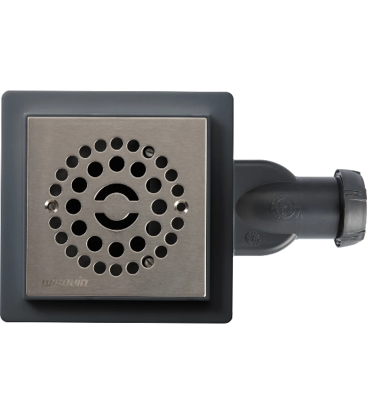 Трап точечный WIRQUIN Venisio Compact с решеткой 115*115