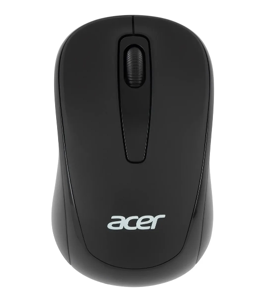 Мышь беспроводная Acer OMR133 черный, 1000 dpi, радиоканал, USB, кнопки - 3