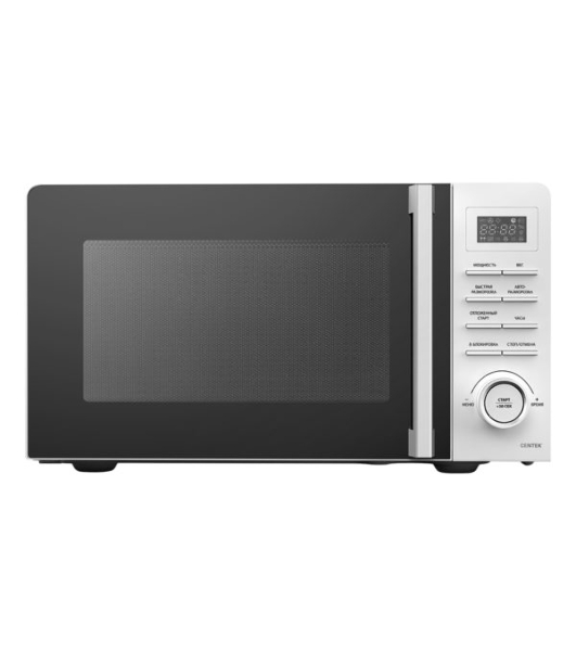 Микроволновая печь Centek CT-1562 белый/черный, 20 л, 700 Вт, переключатели - поворотный механизм, кнопки