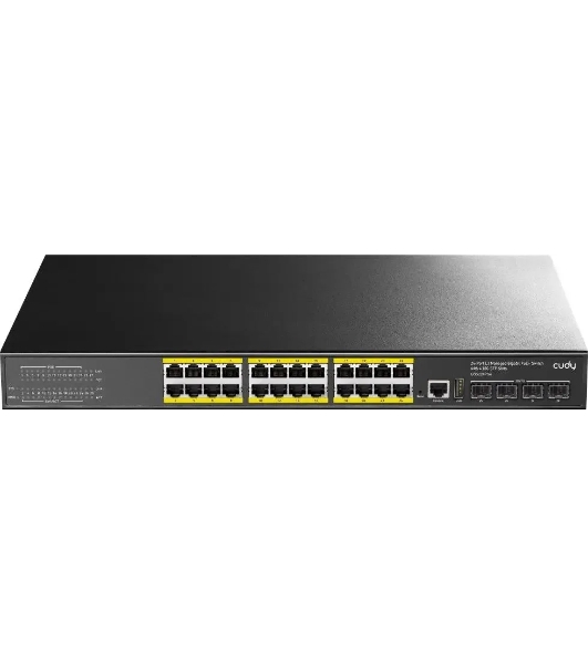 Коммутатор Cudy GS5024PS4, 24×1 Гбит/с, 4×10 Гбит/с SFP+