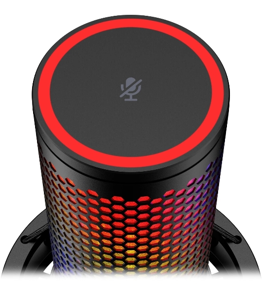 Микрофон проводной HyperX QuadCast 2 S черный
