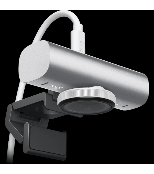 Веб-камера Logitech Brio MX 4K 3840x2160, 30 кадр/с, USB Type-C, микрофон (2 шт, шумоподавление), автоматическая фокусировка, автоосвещение, HDR, шторка приватности, универсальное крепление, светло-серый