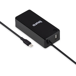 Блок питания Buro BUM-С-065 автоматический 65W 5V-20V 3A 1xUSB 2.4A от бытовой электросети LED индикатор