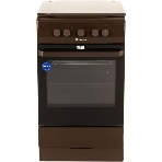 Плита электрическая Hansa FCEB53000 коричневый, конфорок 4 шт, духовка 69 л, 50 см x 85 см x 60 см, фото 1