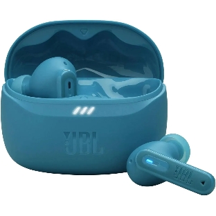 Наушники TWS JBL Tune Beam бирюзовый, внутриканальные, Bluetooth, активное шумоподавление, быстрая зарядка, до 12 ч