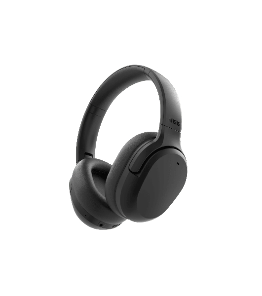 Беспроводные наушники MEG HEA400BL, Bluetooth 6.0, до 75 ч, ANC Hybrid, Multipoint, черный