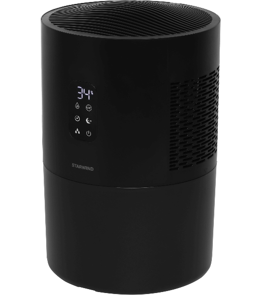 Мойка воздуха Starwind SAW5530 черный, 40 м², 4.5 л, фильтрация, ароматизация