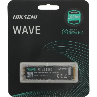 Накопитель SSD M.2 HIKSEMI 1.0Tb HS-SSD-WAVE(P) 1024G (PCI-E 3.0 x4, up to 2450/2450MBs, 3D NAND, 240TbW)